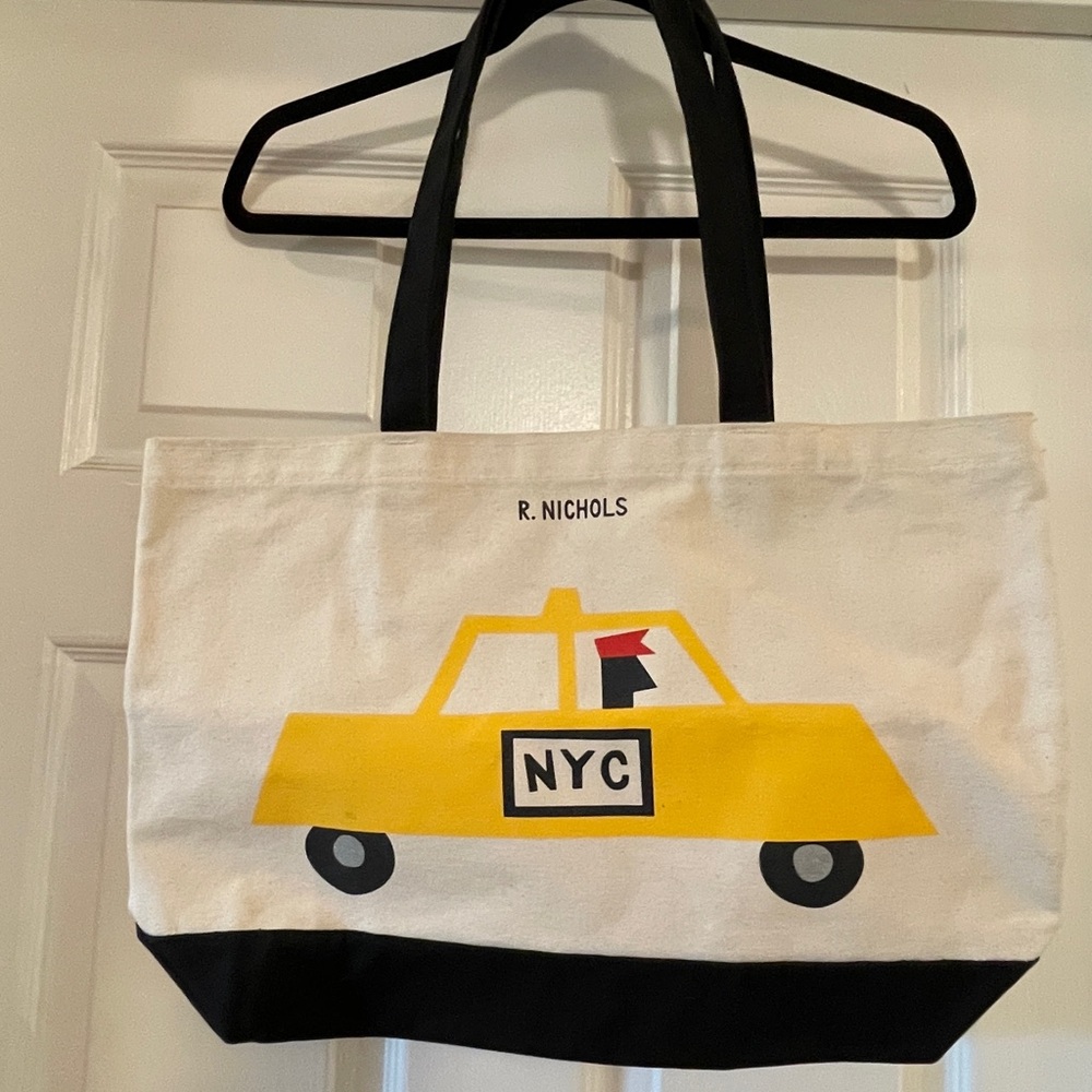 R. Nichols NYC Taxi Canvas Tote Bag